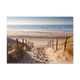 Postcard Strand en zee - 10 stuks - Formaat: Normaal - Vorm: Liggend - Postcards - Op deze postcard staan duinen die uitlopen op een strand. - Snelwenskaart
