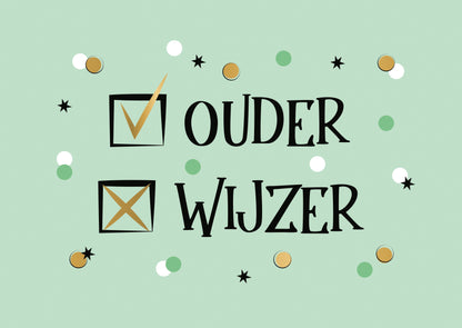 Postcard Ouder wijzer - 10 stuks