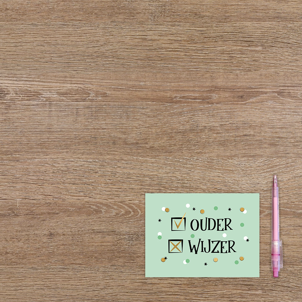 Postcard Ouder wijzer - 10 stuks