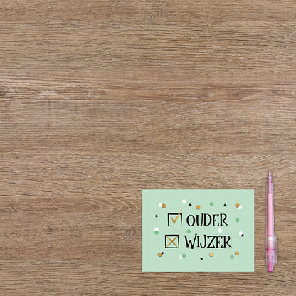 Postcard Ouder wijzer - 10 stuks