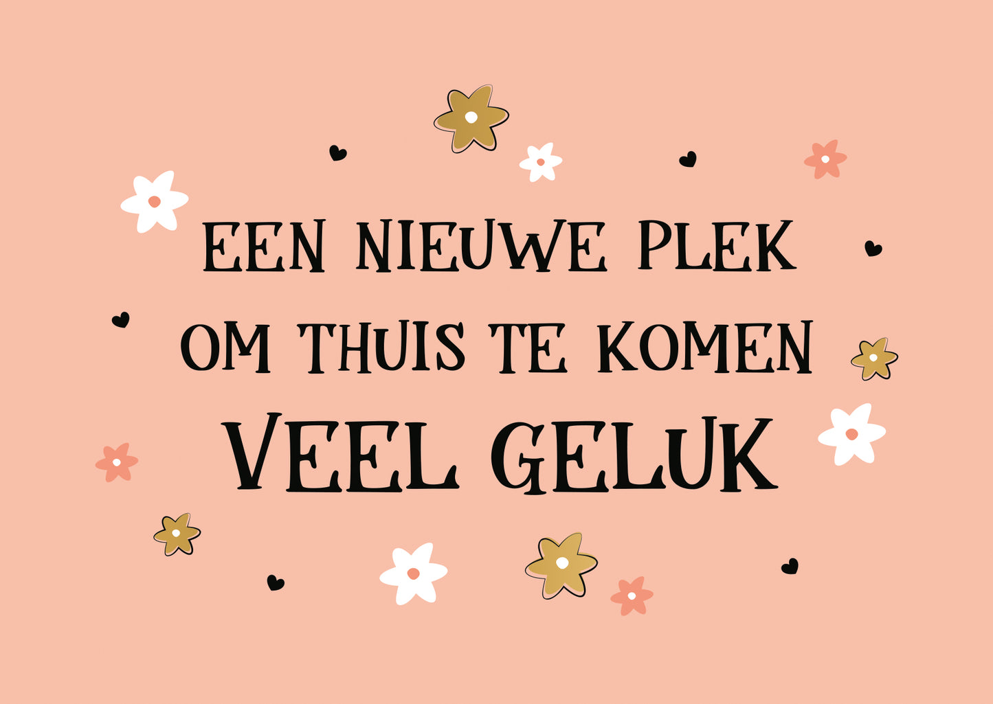 Postcard Een nieuwe plek - 10 stuks