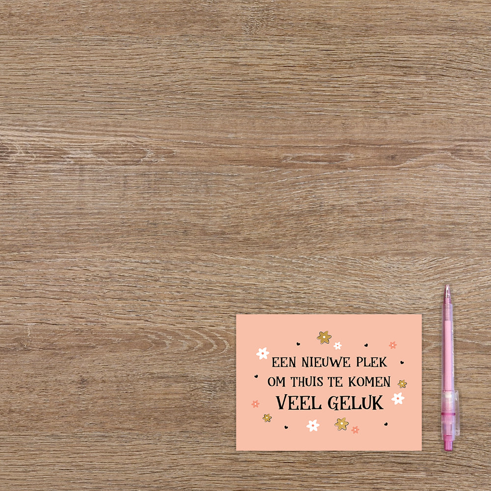 Postcard Een nieuwe plek - 10 stuks