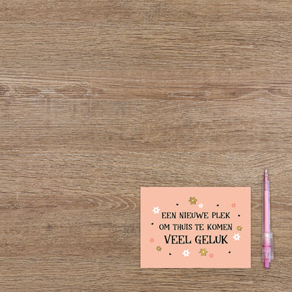 Postcard Een nieuwe plek - 10 stuks