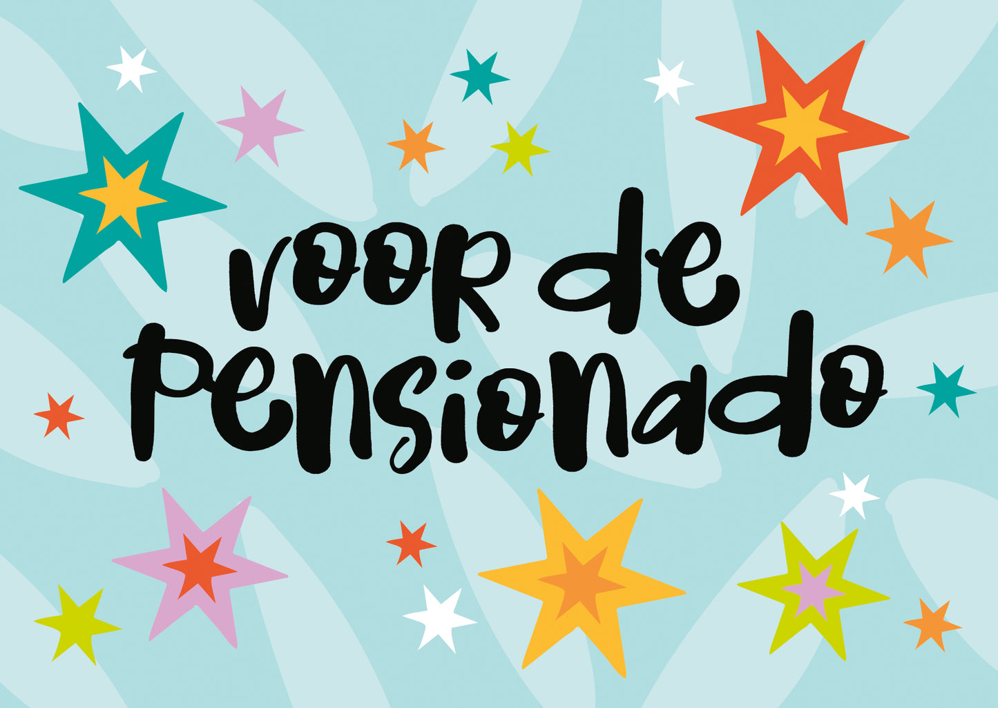 Postcard Voor de pensionado - 10 stuks