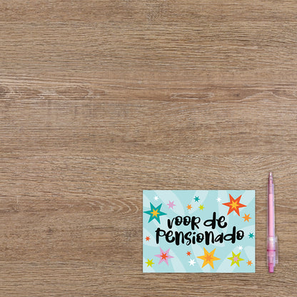 Postcard Voor de pensionado - 10 stuks