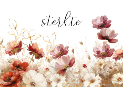 Postcard Sterkte - 10 stuks