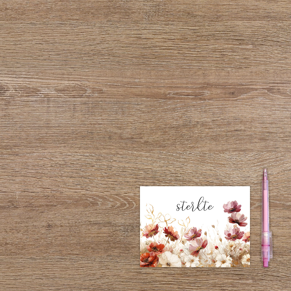 Postcard Sterkte - 10 stuks
