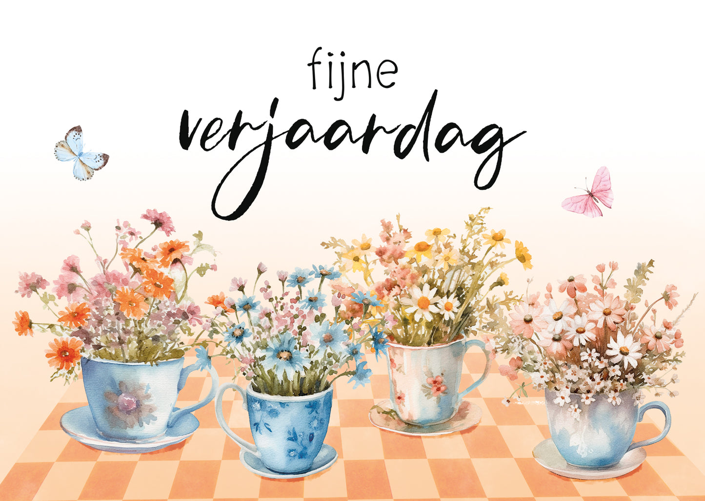 Postcard Fijne verjaardag - 10 stuks