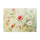 Postcard Bloemenveld - 10 stuks - Formaat: Standaard - Vorm: Liggend - Postcards - Op deze postcard staat een bloemenveld met bloemen en planten in de kleuren roze, beige, wit en groen. - Snelwenskaart
