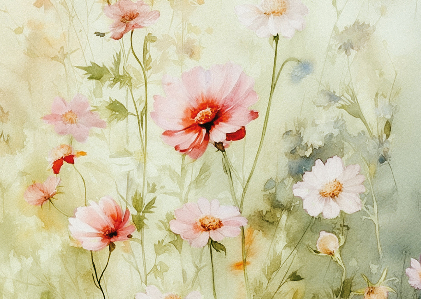 Postcard Bloemenveld - 10 stuks