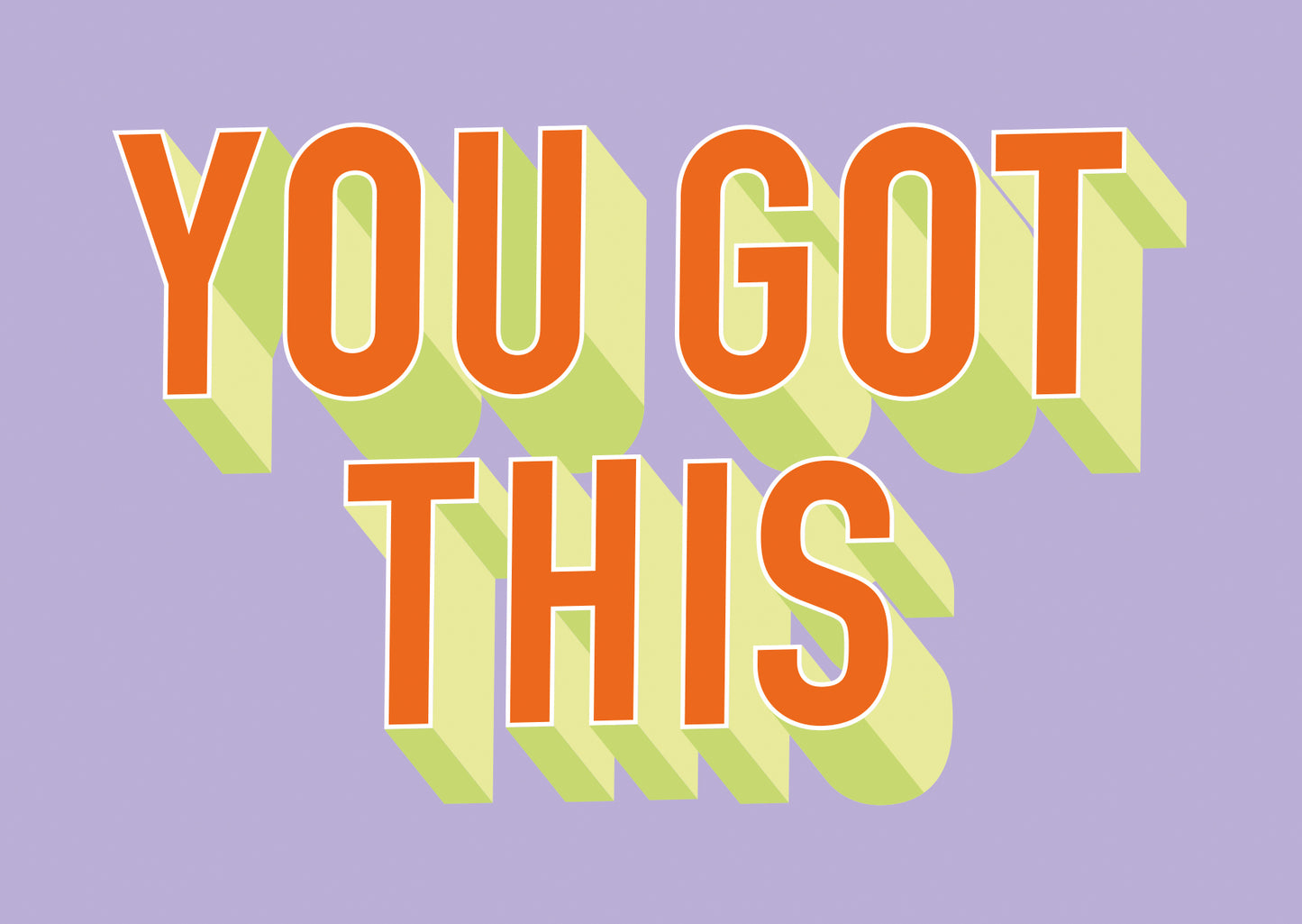 Postcard You got this - 10 stuks