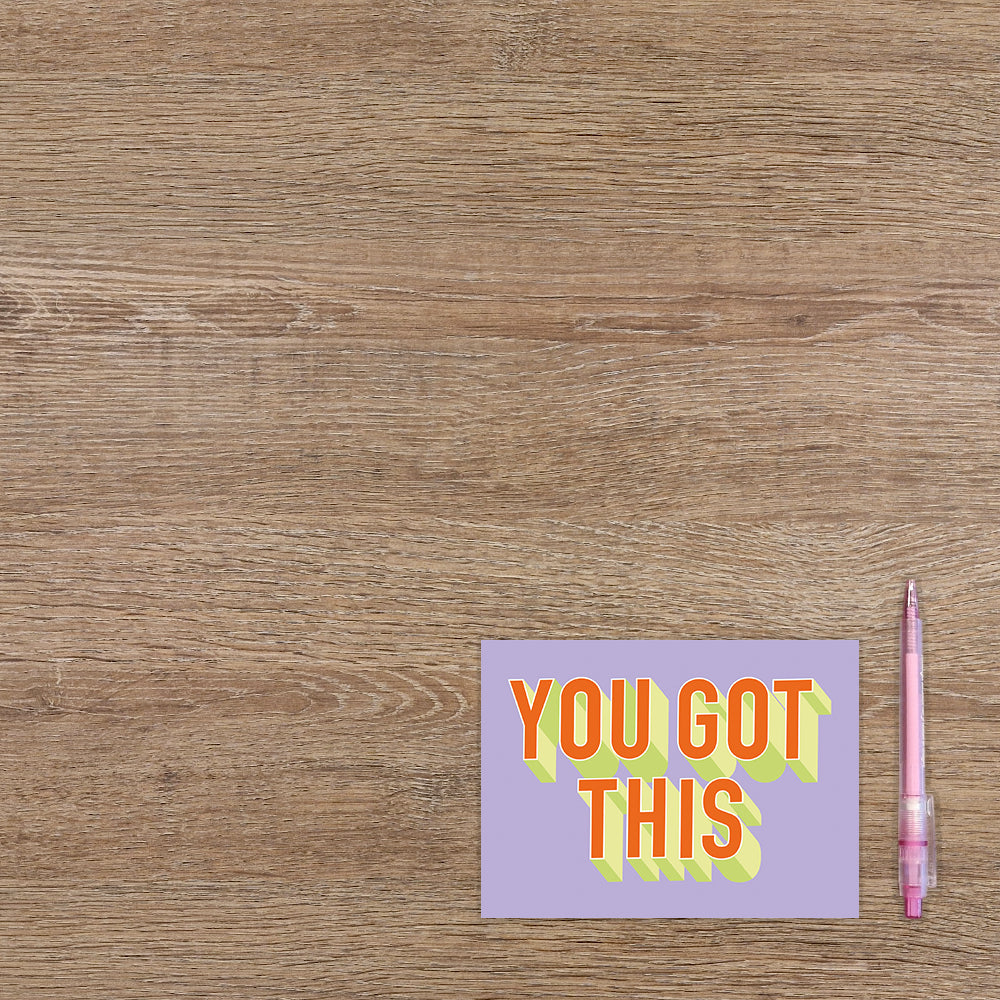 Postcard You got this - 10 stuks