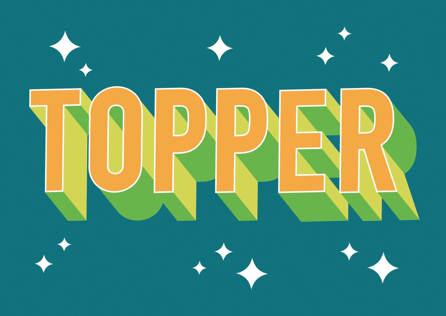 Postcard Topper - 10 stuks