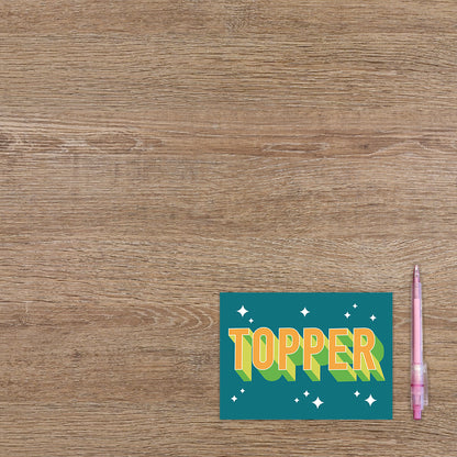 Postcard Topper - 10 stuks