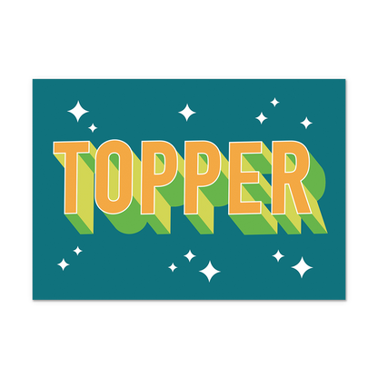 Postcard Topper - 10 stuks