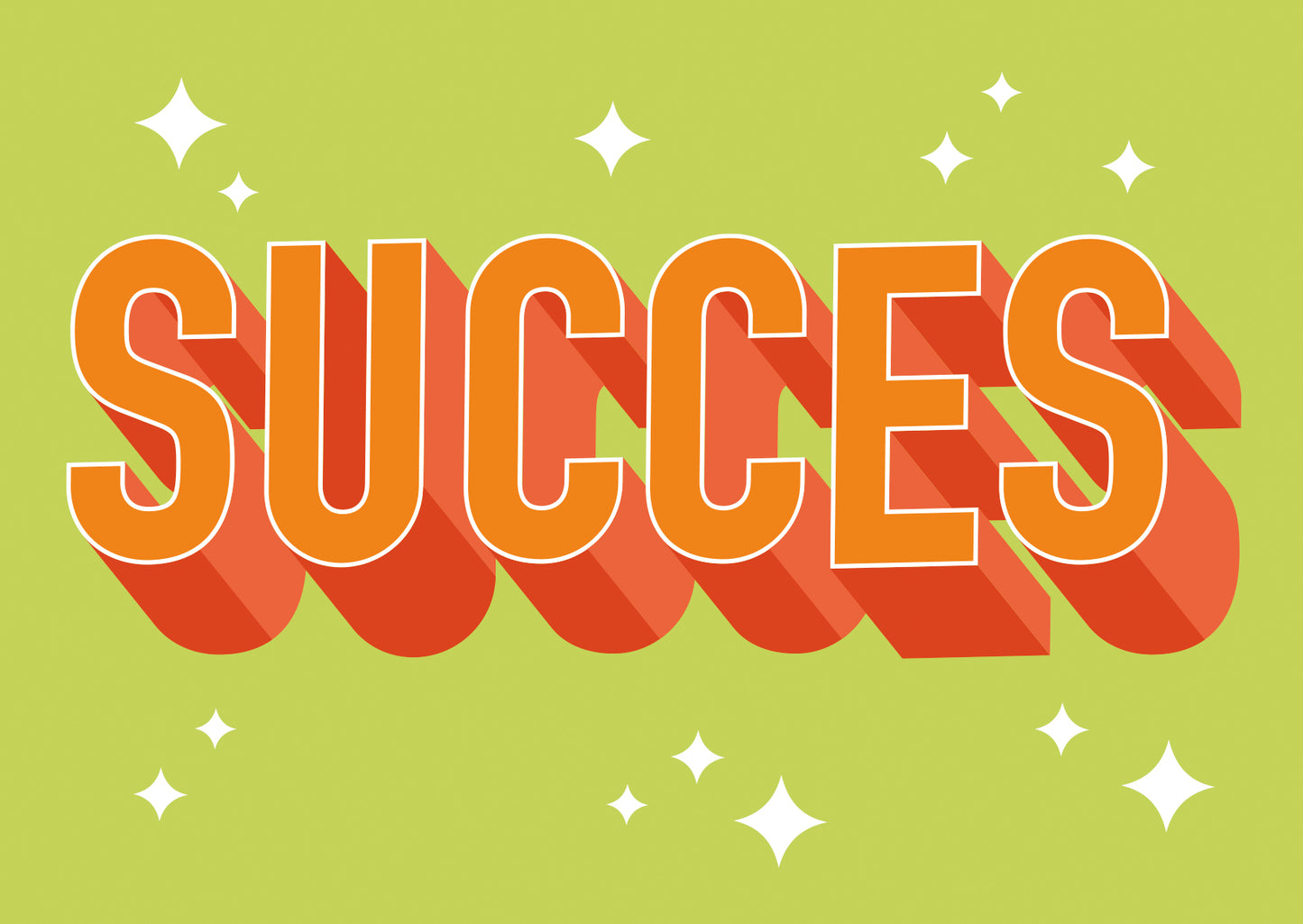 Postcard Succes - 10 stuks