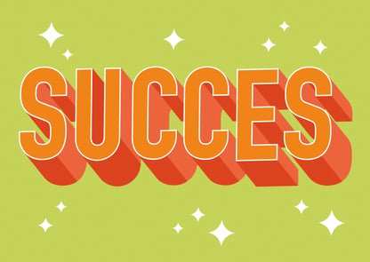 Postcard Succes - 10 stuks