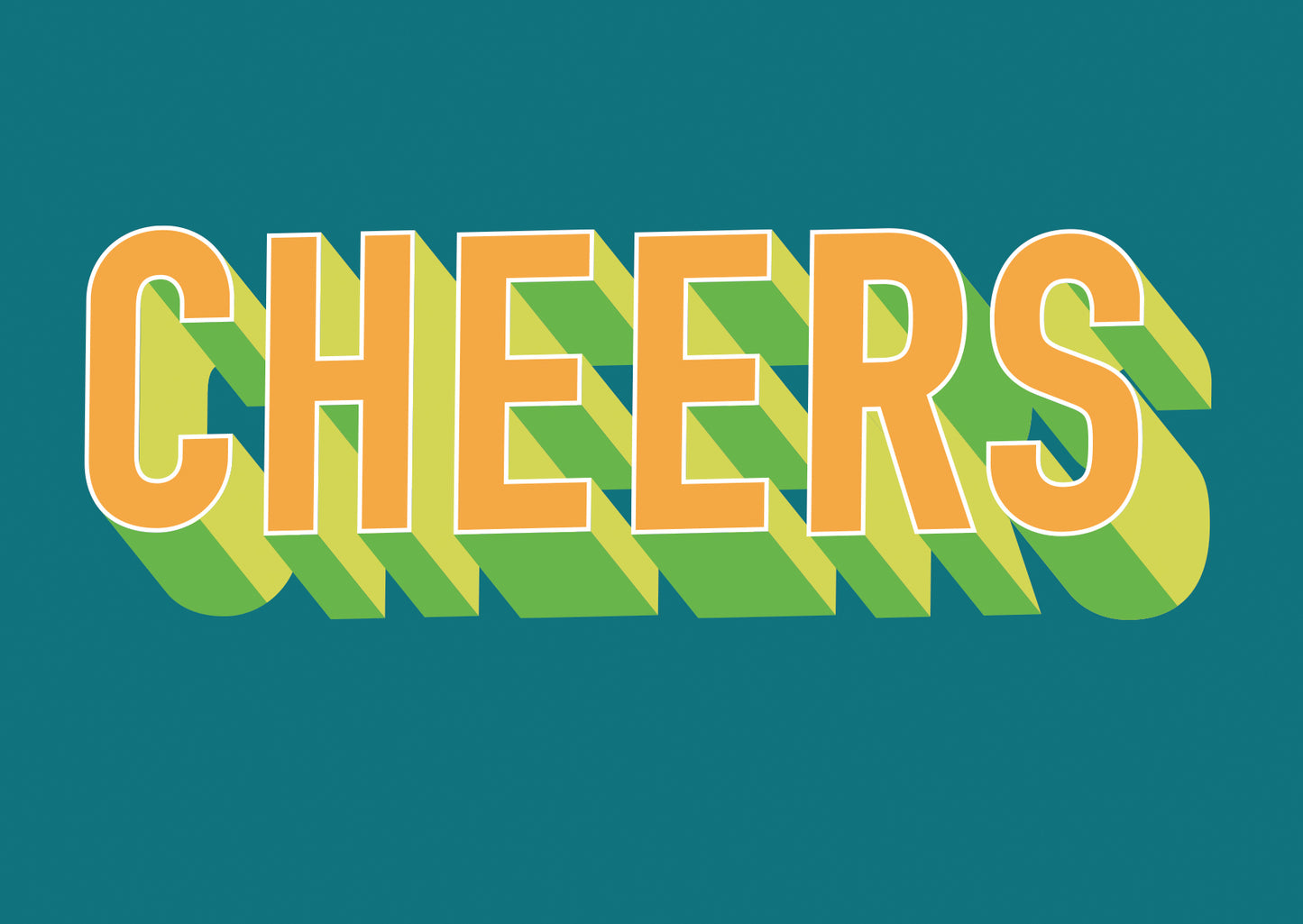 Postcard Cheers - 10 stuks