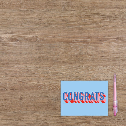 Postcard Congrats - 10 stuks