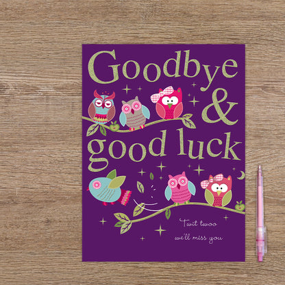 XL kaart - Goodbye & goodluck