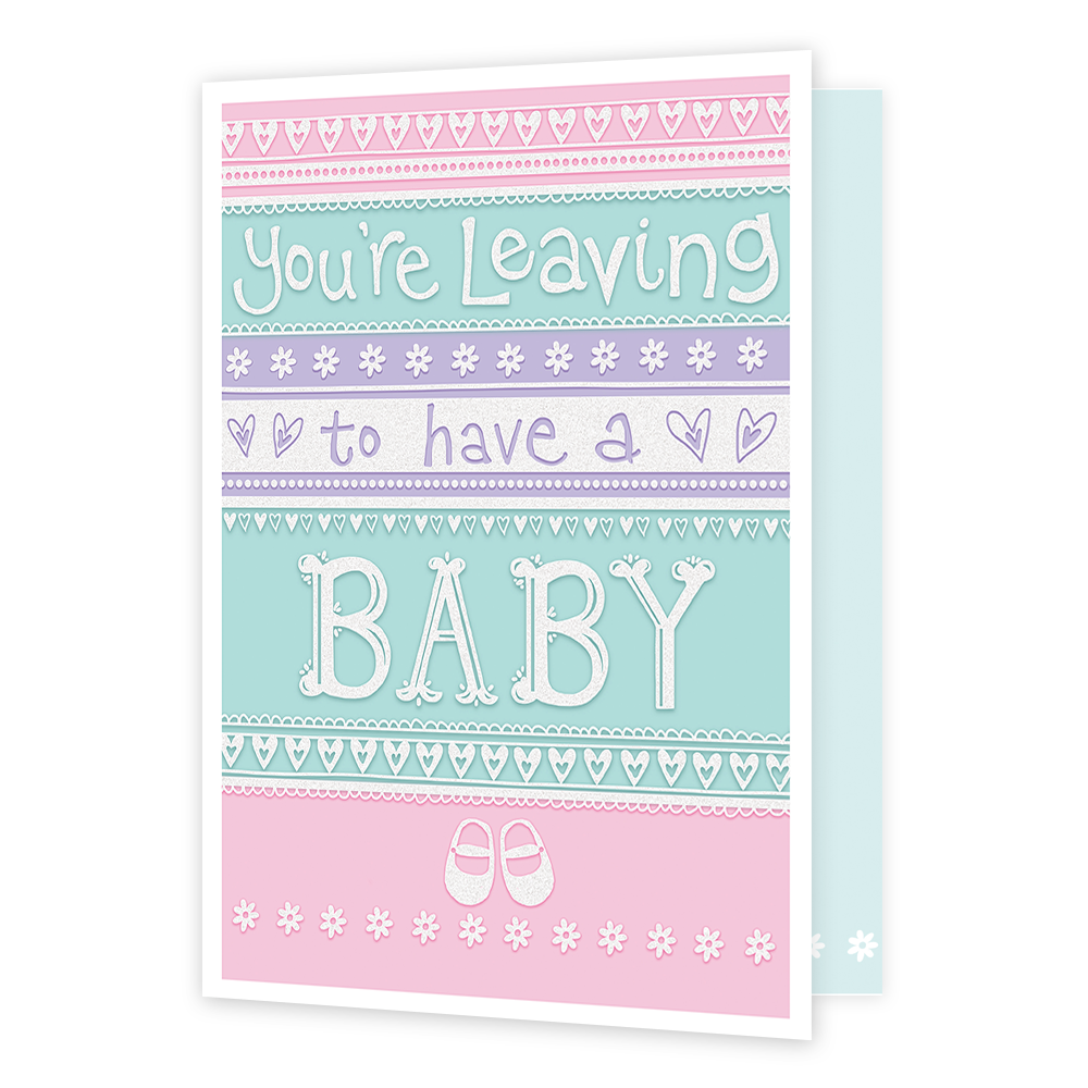 XL kaart - You're leaving to have a baby