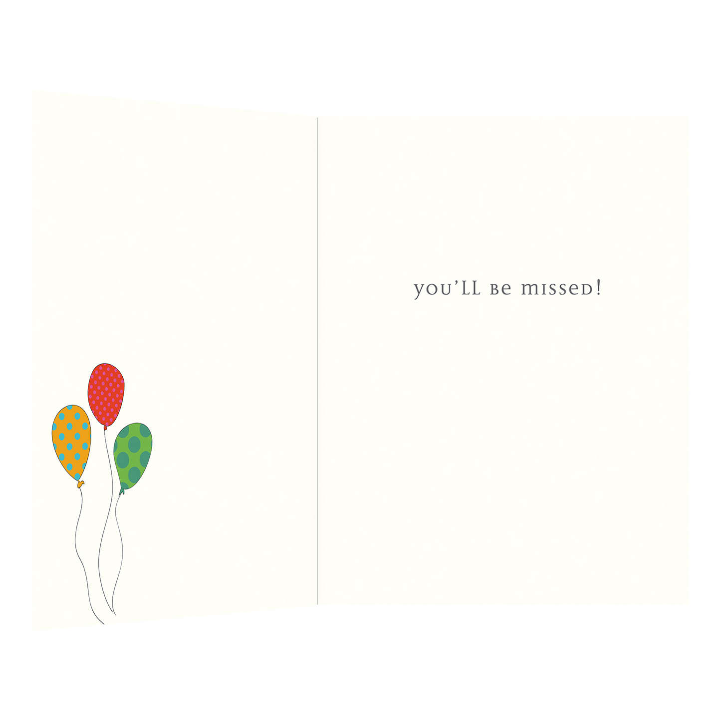 XL kaart - Sorry you're leaving