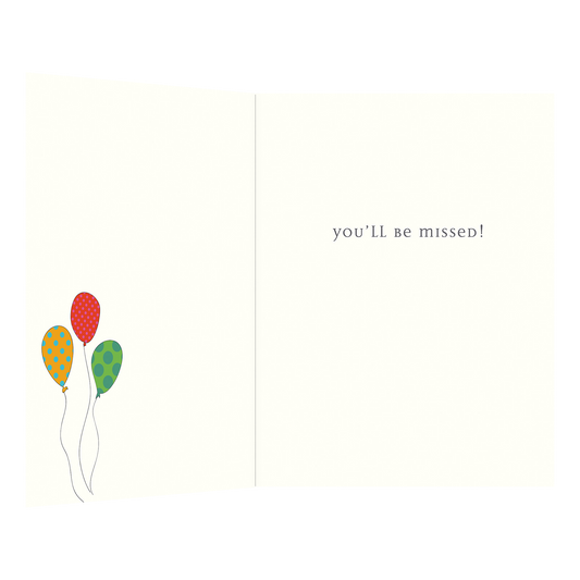 XL kaart - Sorry you're leaving