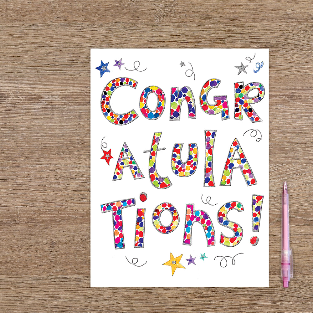 XL kaart - Congratulations!