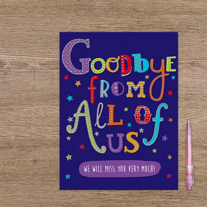 XL kaart - Goodbye from all of us