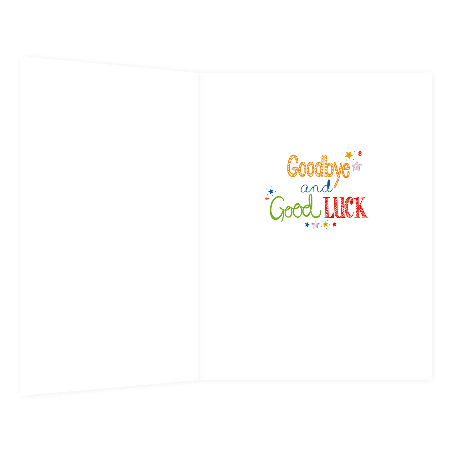 XL kaart - Goodbye and goodluck