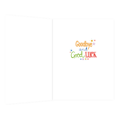 XL kaart - Goodbye and goodluck