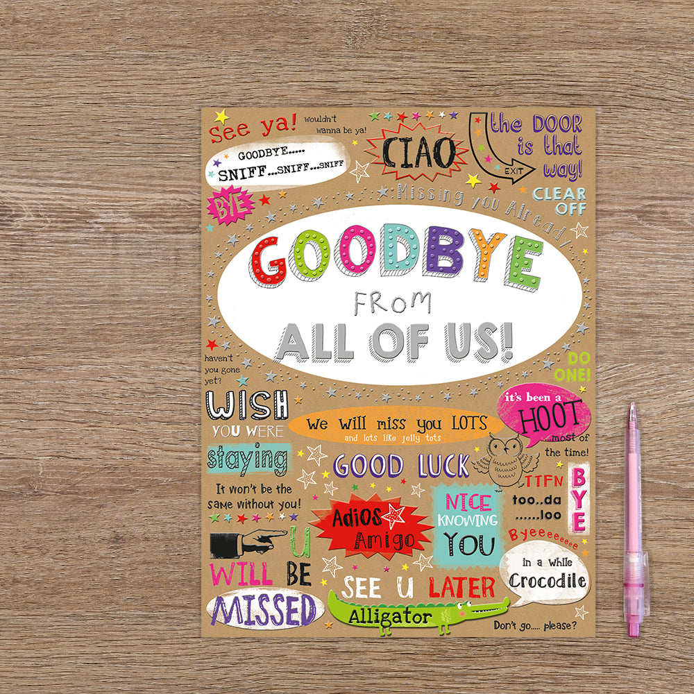 Goodbye from all of us!