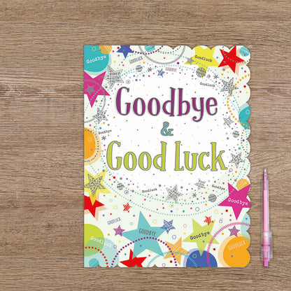 XL kaart - Goodbye & good luck