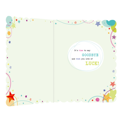 XL kaart - Goodbye & good luck
