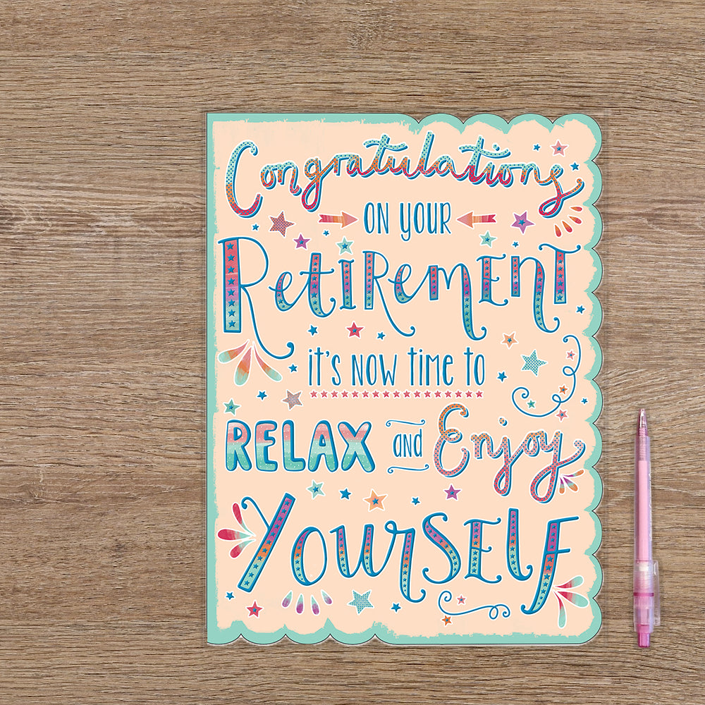 XL kaart - Congratulations on your retirement