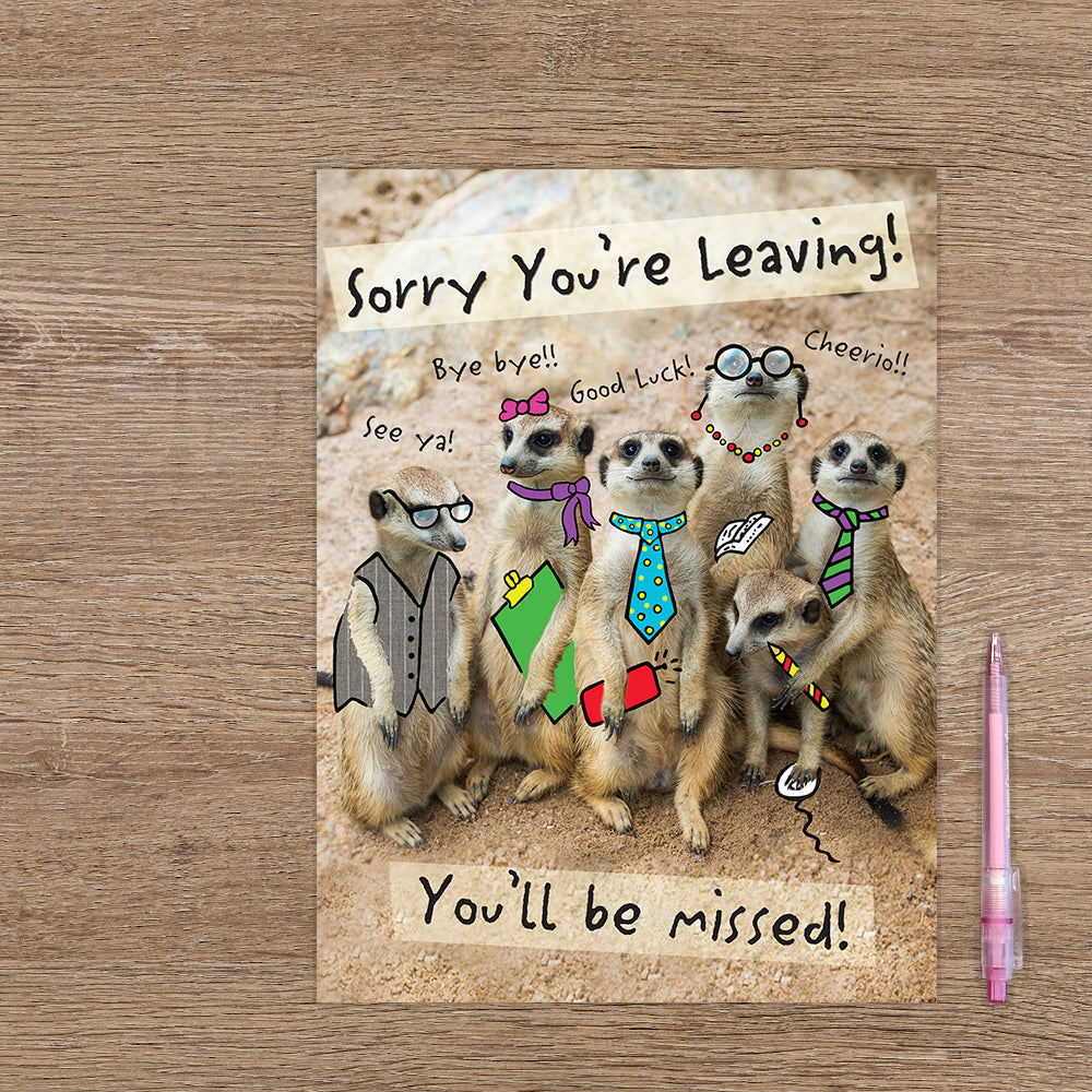 Sorry you're leaving! You'll be missed!