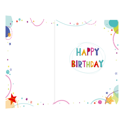 XL kaart - Happy Birthday to you