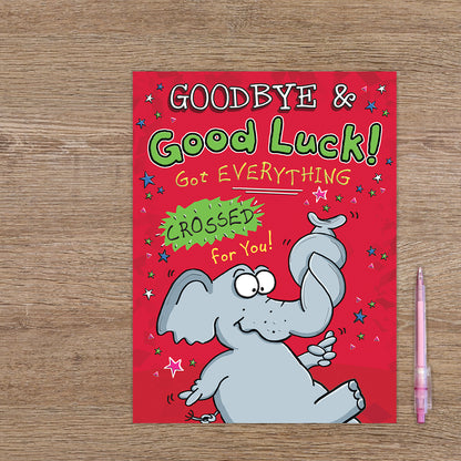 XL kaart - Goodbye & Good luck