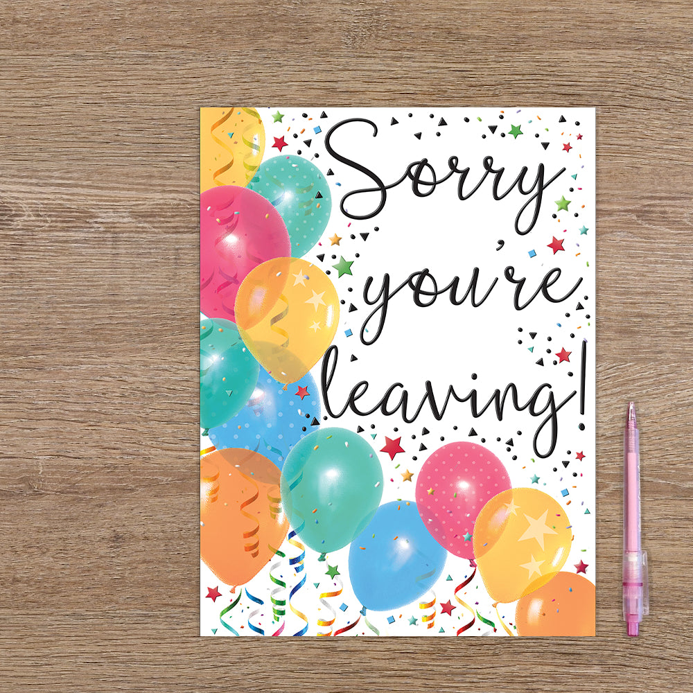 XL kaart - Sorry you're leaving