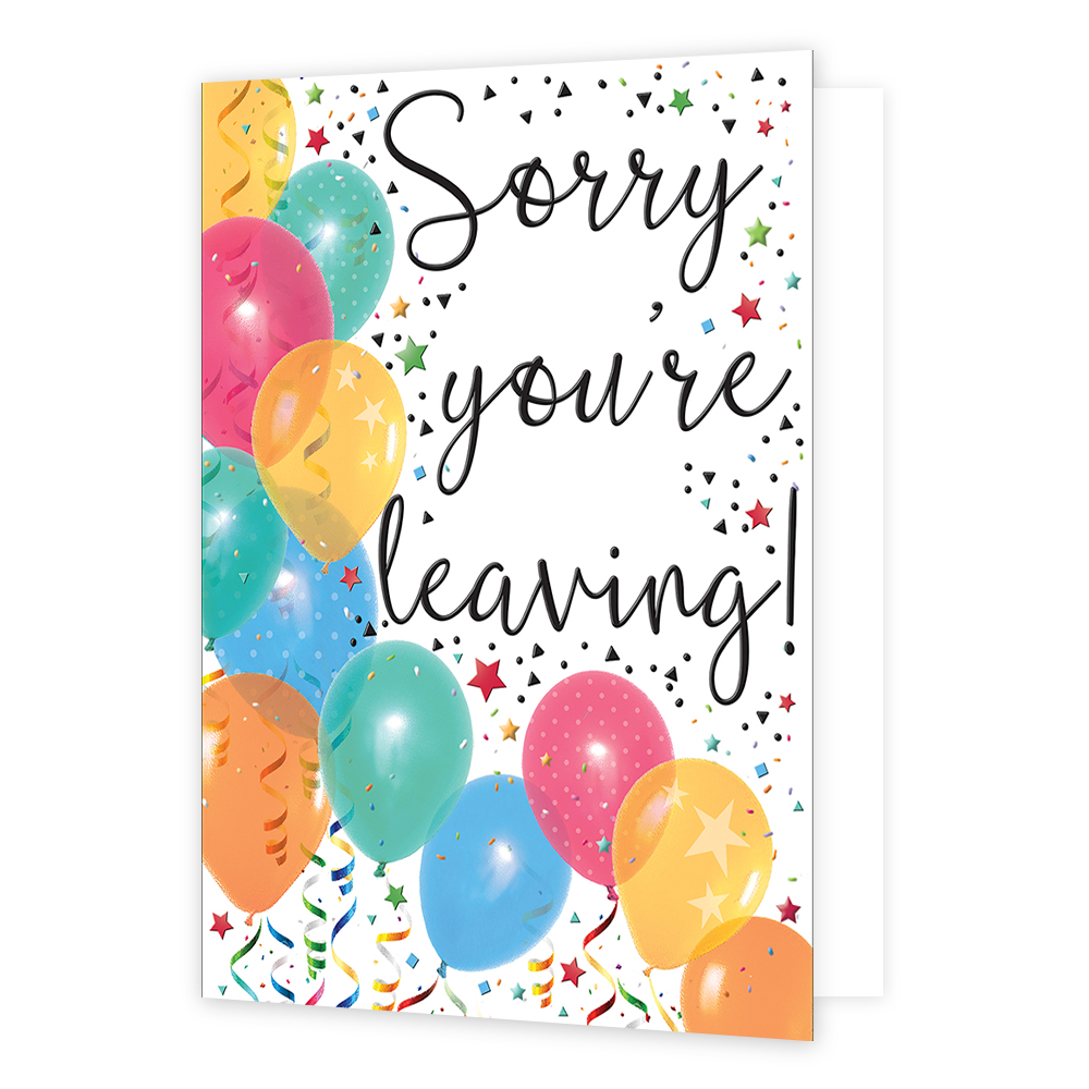 XL kaart - Sorry you're leaving