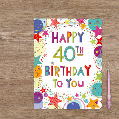 Happy 40th birthday to you