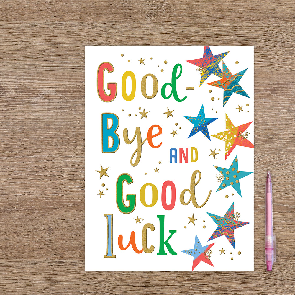 XL kaart - Goodbye & goodluck