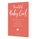 Beautiful baby girl - Formaat: Standaard - Vorm: Staand - Geboortekaart - Op deze wenskaart staat de tekst: "Beautiful baby girl. Twinkle winkle little star do you know how loved you are? Welcome to this world". - Snelwenskaart