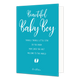 Beautiful baby boy - Formaat: Standaard - Vorm: Staand - Geboortekaart - Op deze wenskaart staat de tekst: "Beautiful baby boy. Twinkle winkle little star do you know how loved you are? Welcome to this world". - Snelwenskaart
