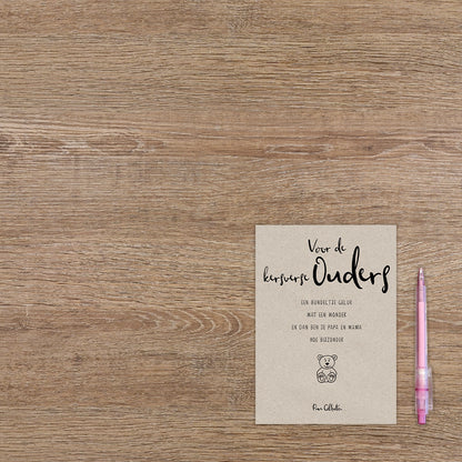 Voor de kersverse ouders