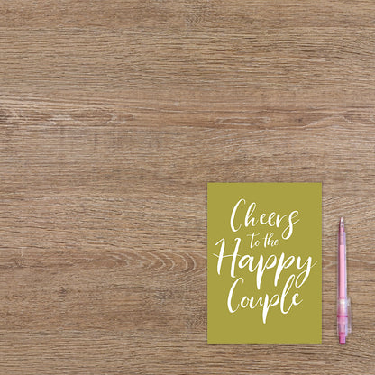 Cheers to the happy couple