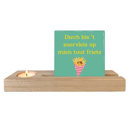 Diech bis 't zoervleis op mien tuut friete