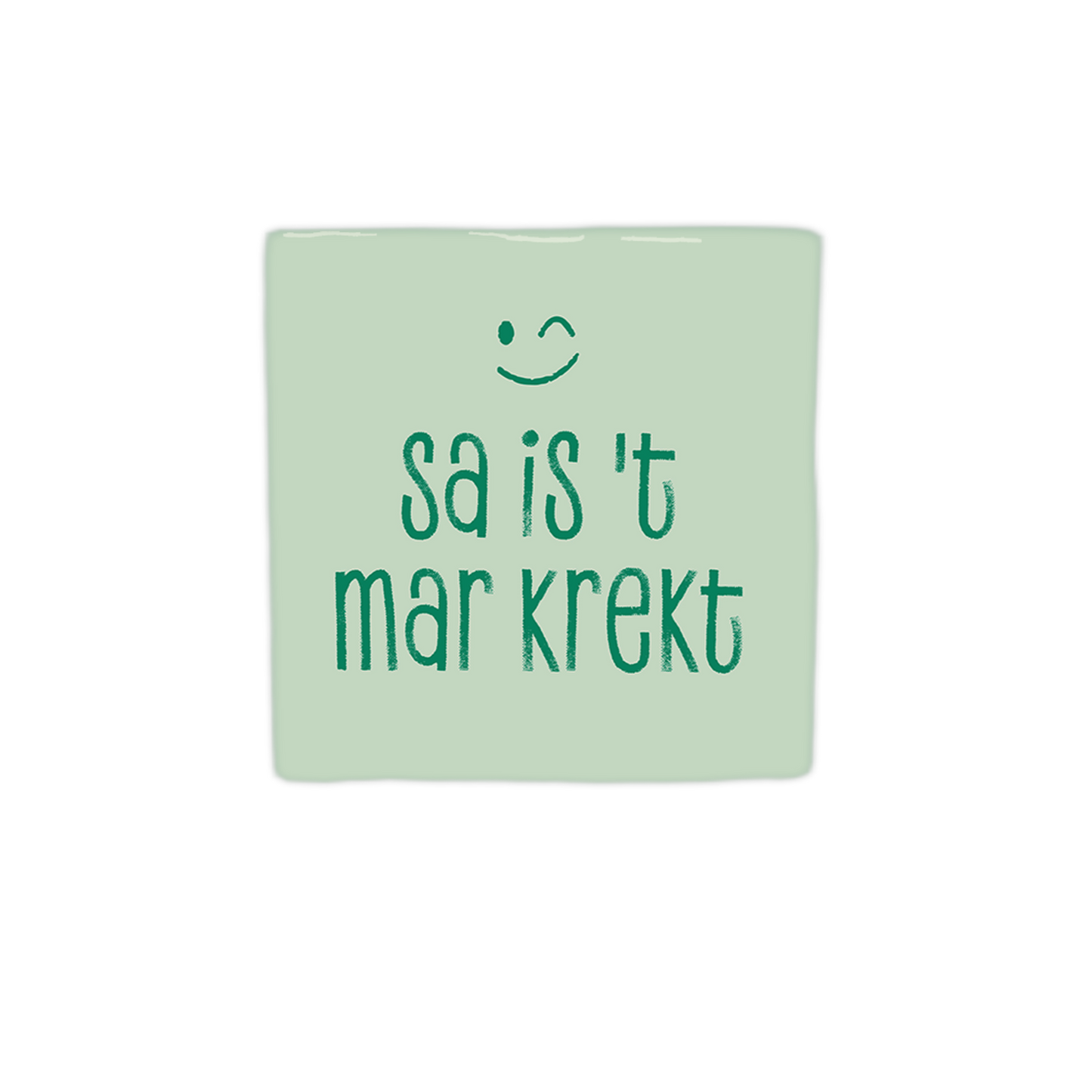 Sa is 't mar krekt