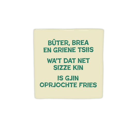 Bûtter, brea en griene tslls