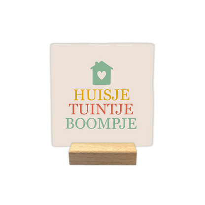 Huisje tuintje boompje